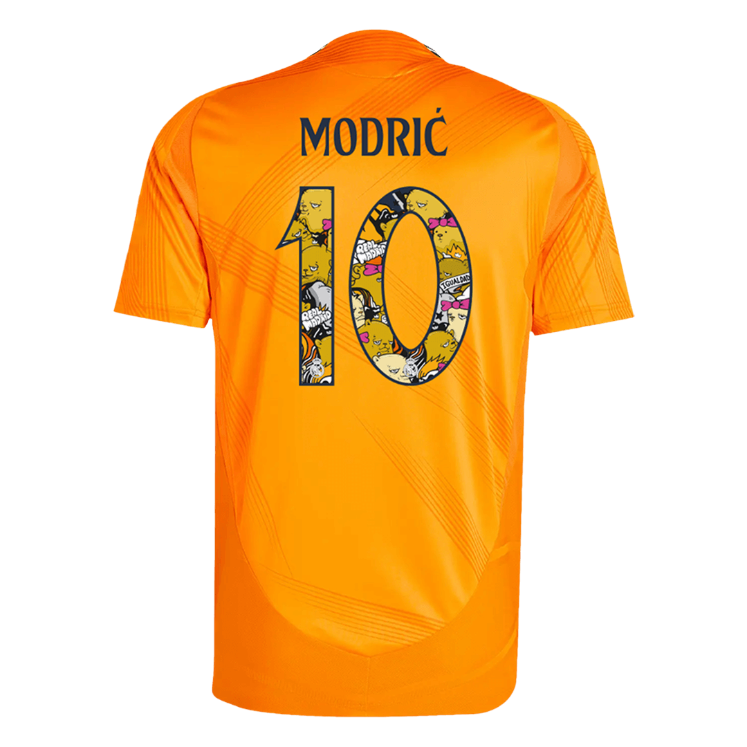 Authentic MODRIC #10 Real Madrid Away Football Shirt 2024/25 Bear Champ Font