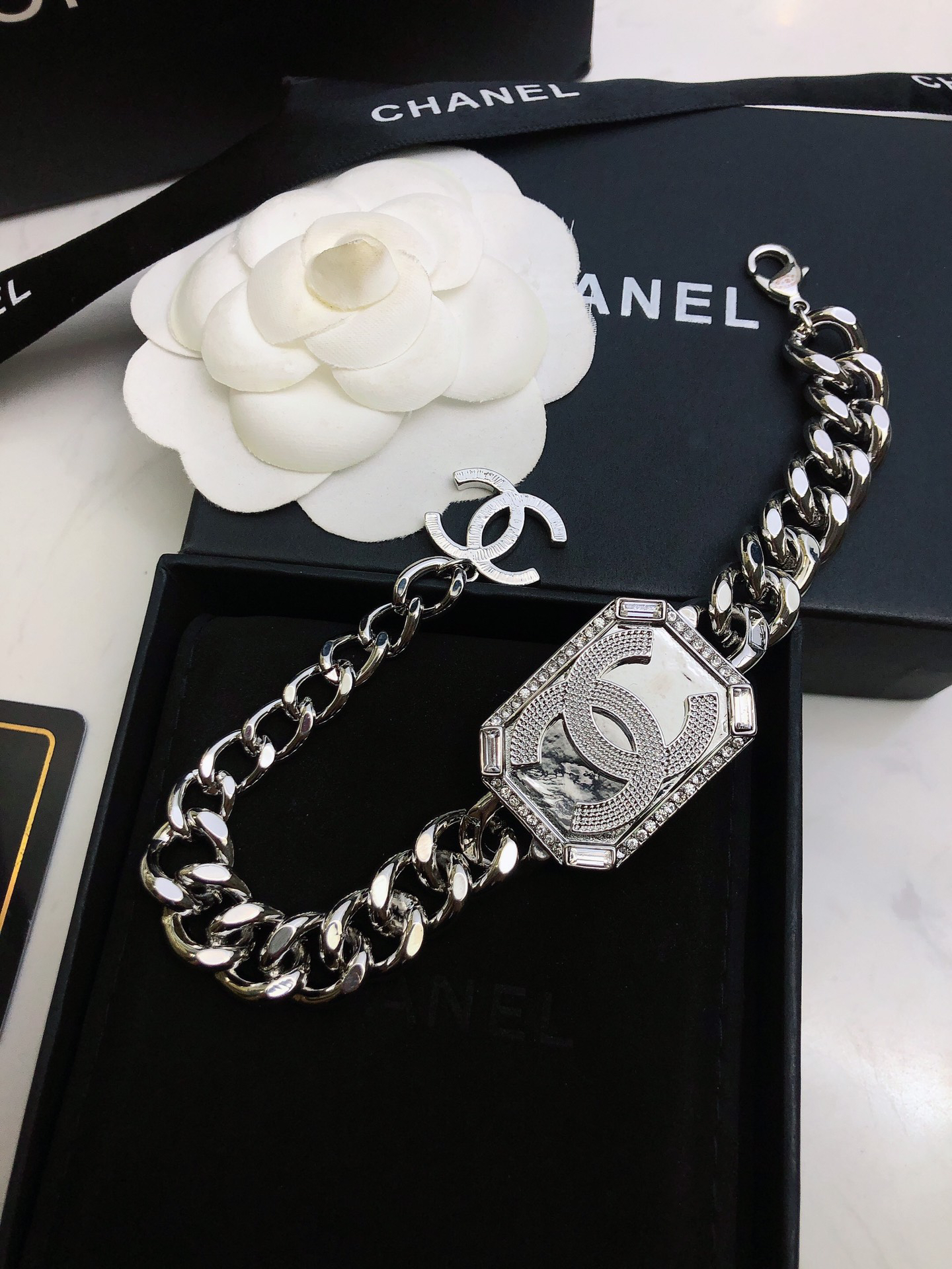 Chanel Flat Chain Bracelet