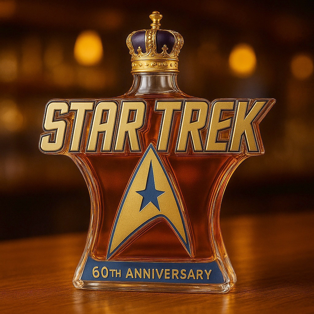 Star Trek 60th Anniversary Limited Whisky Bottle