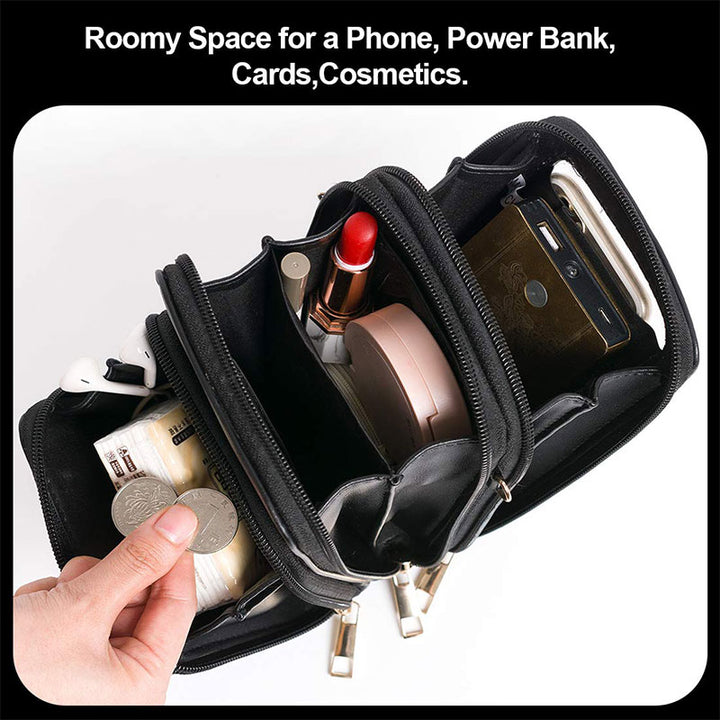 (Last Day Flash Sale-50% OFF)Multi-Compartment Phone Purse With Clear Window-Buy 2 FREE SHIPPING