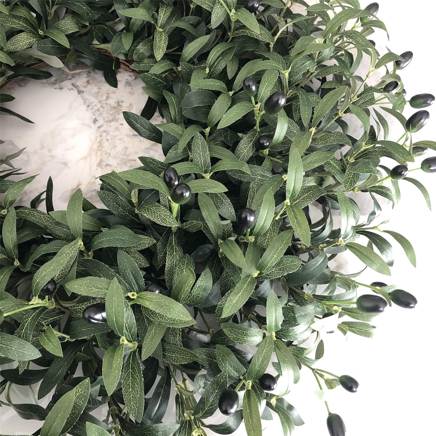 👍Last Day Promotion 60% OFF💥26-28 Inch Olive Wreaths for Front Door for All Seasons