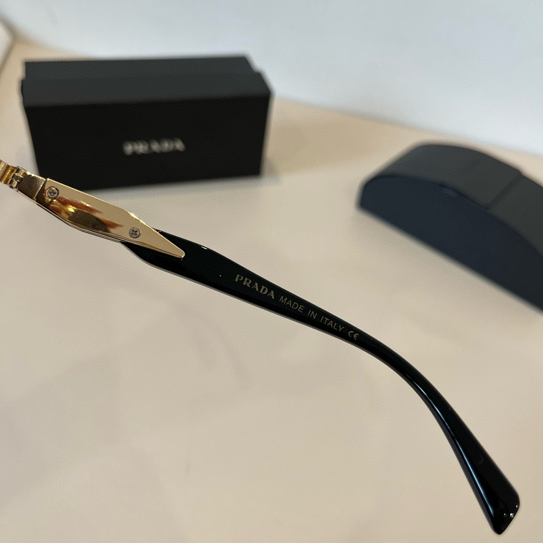 Prada round frame sunglasses