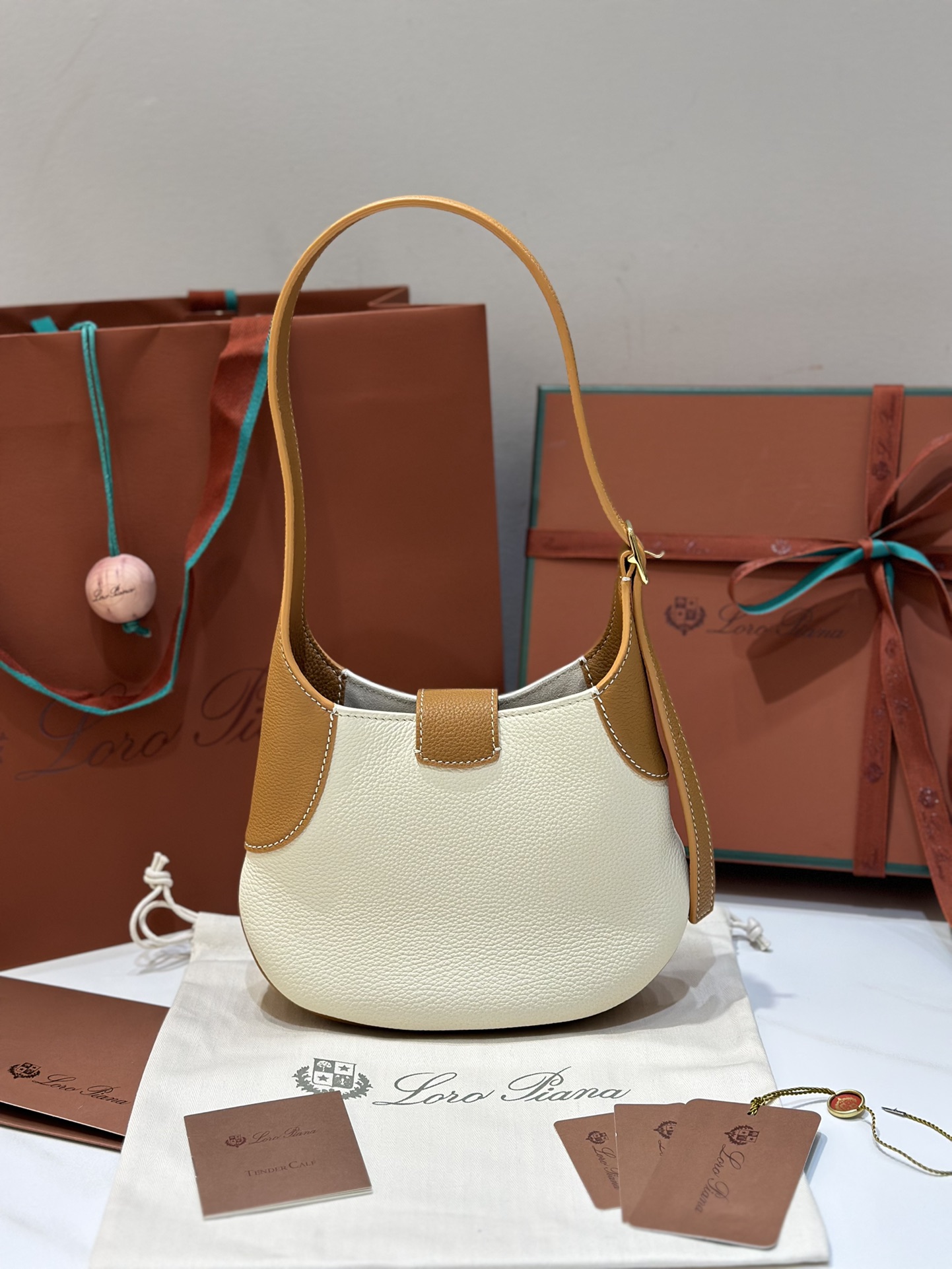 Loro Piana Bobbin Small Underarm Bag