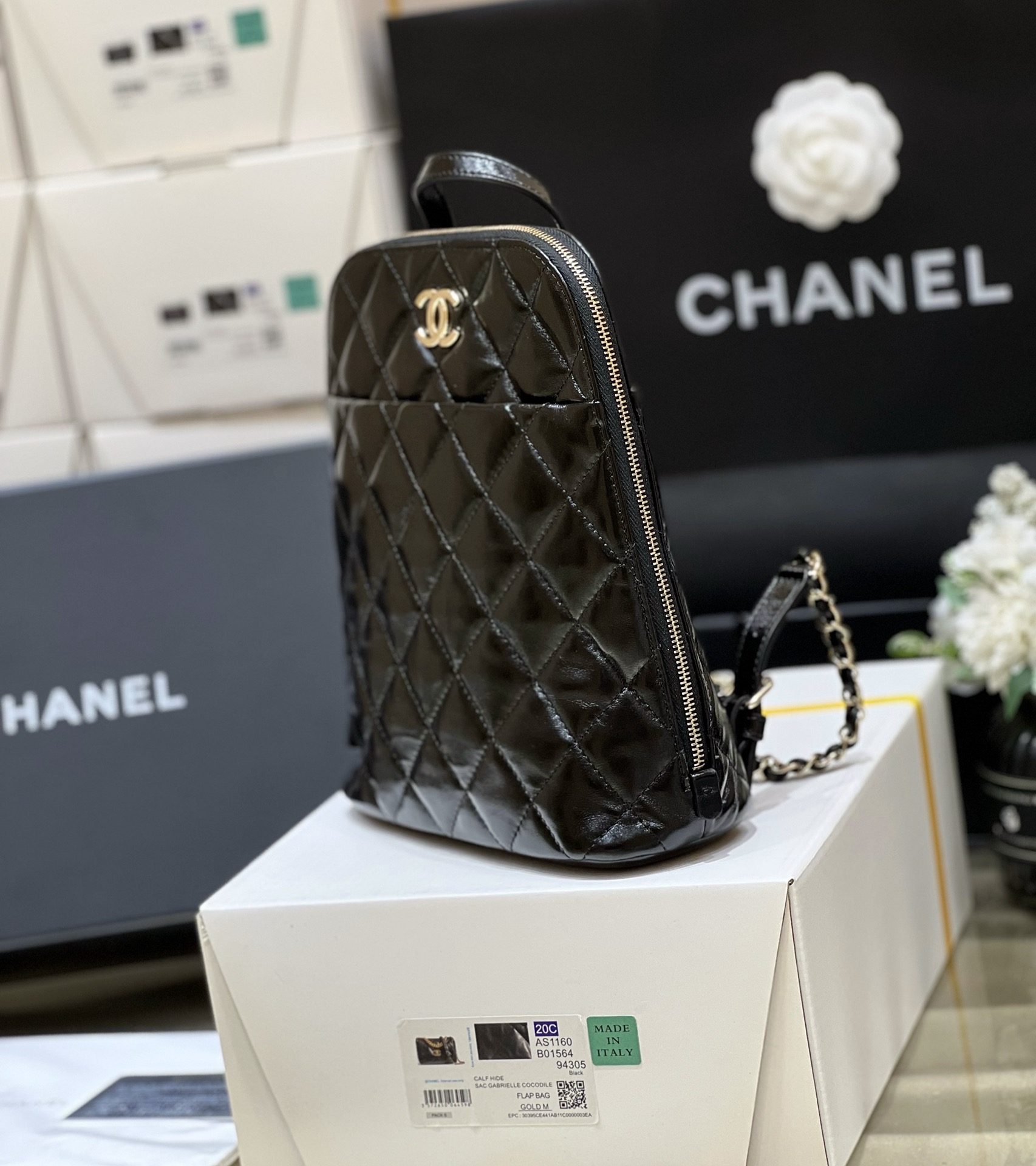 Chanel 22A Advanced Handcraft Series Double Backpack AS3332