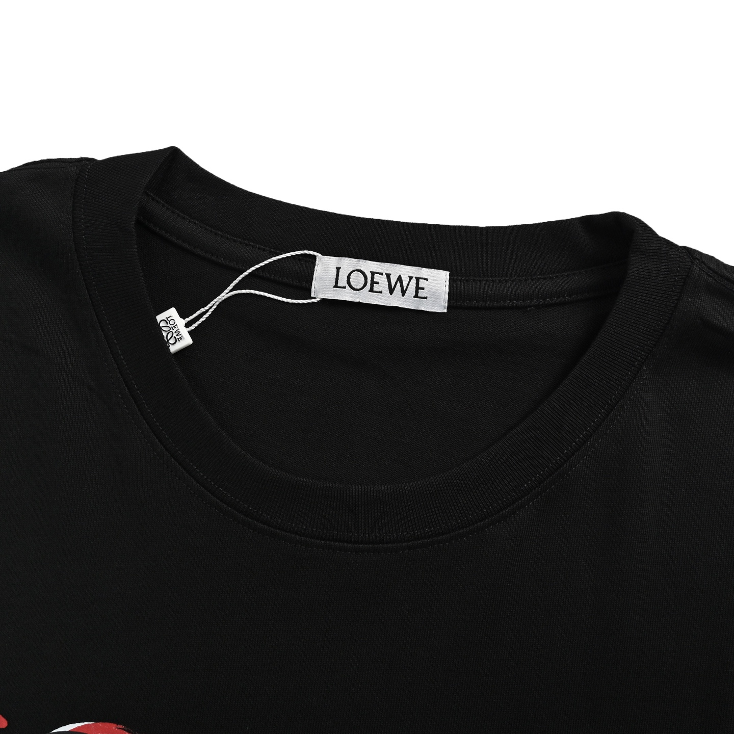 Loewe 24ss painted letter short sleeve