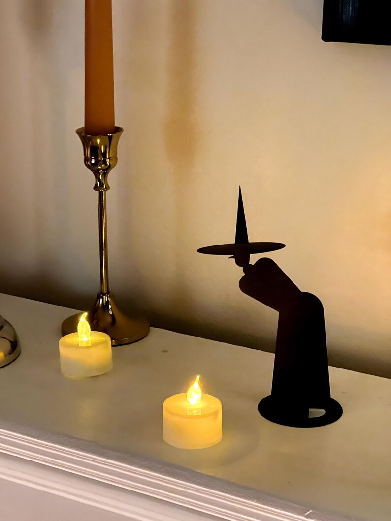 🔥ON SALE🔥5 Pcs/set Metal Halloween Witch Figurines Decoration