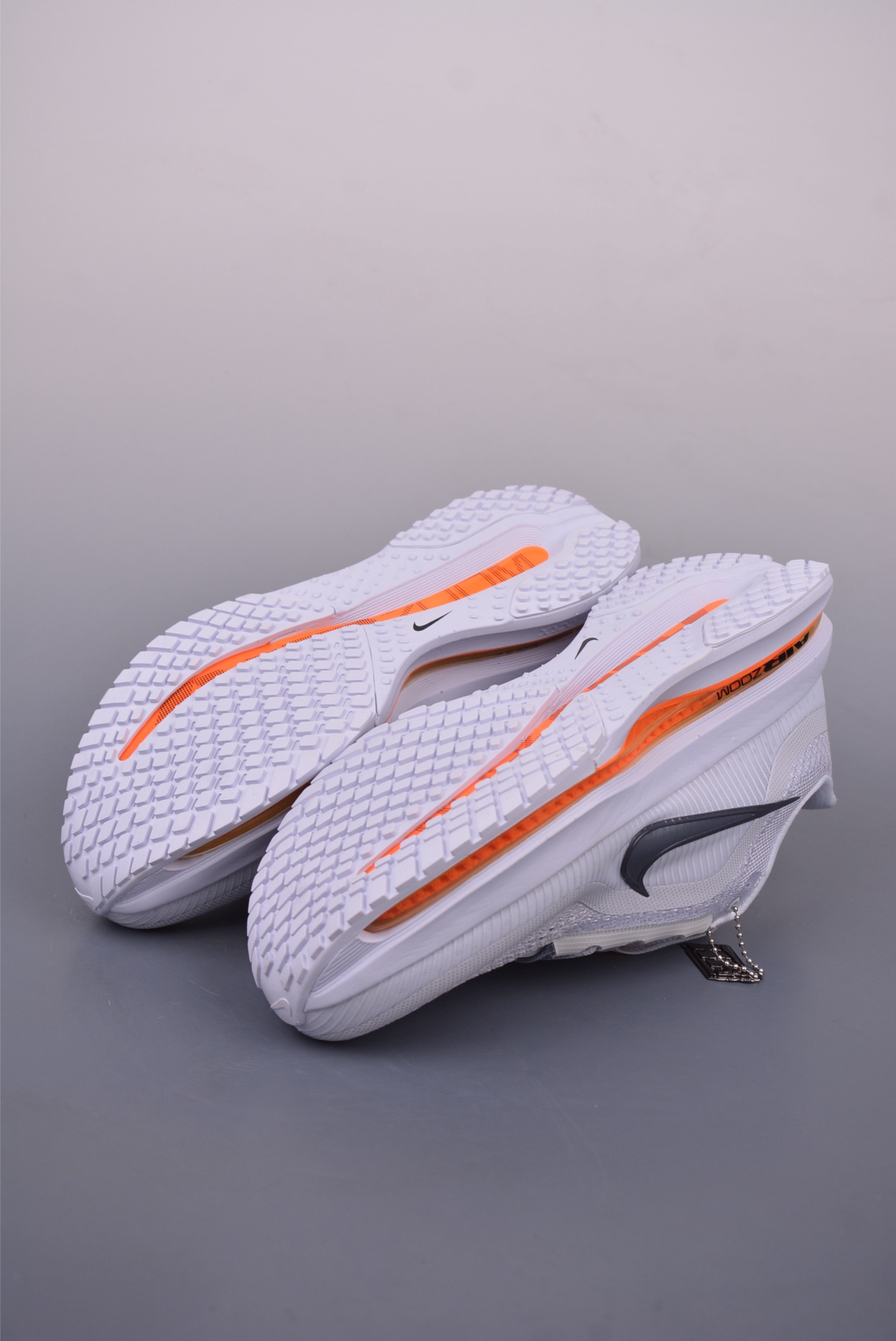 Nike Air Zoom Pegasus Premium Running Shoes Gray Black Orange FD2526-500
