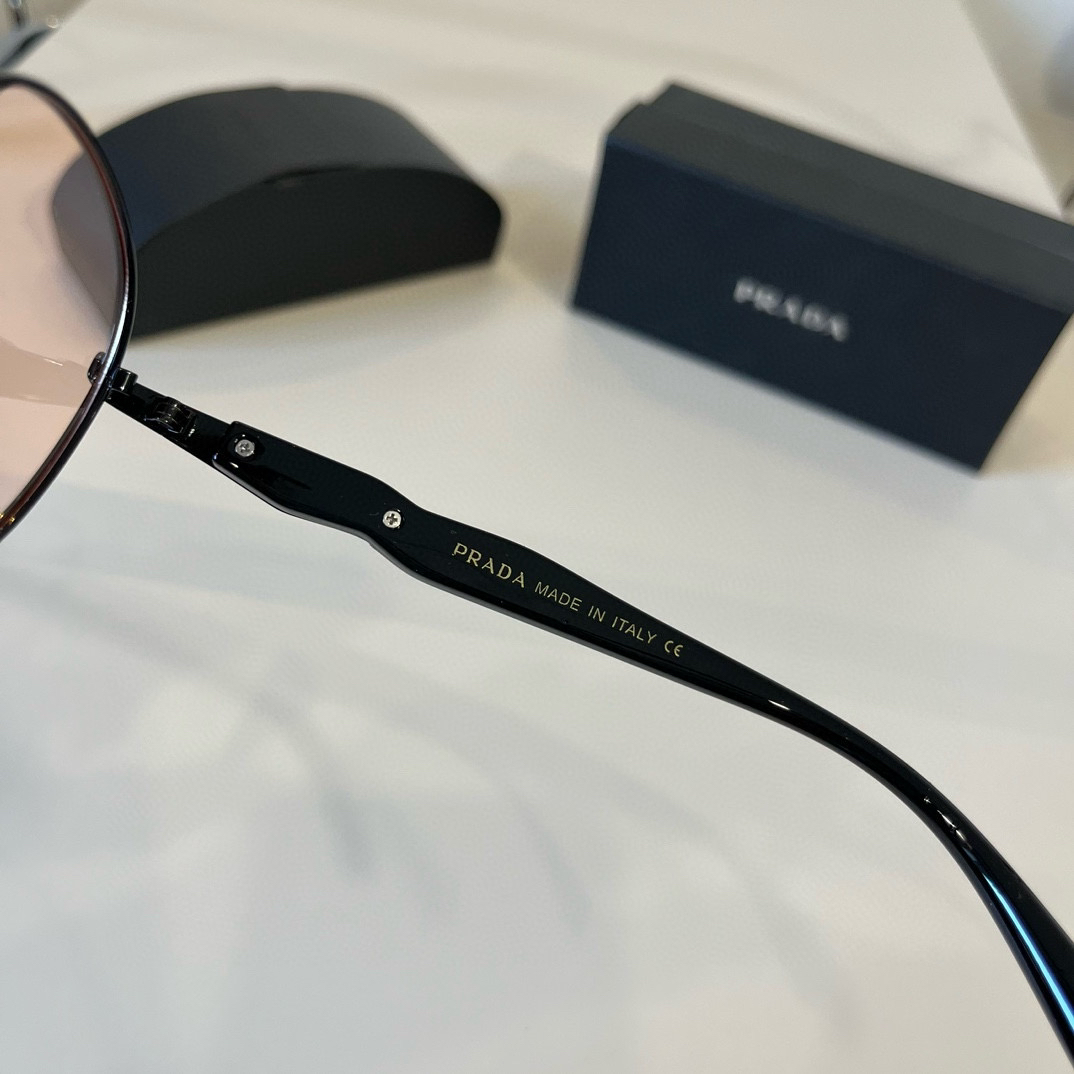 Prada round frame sunglasses