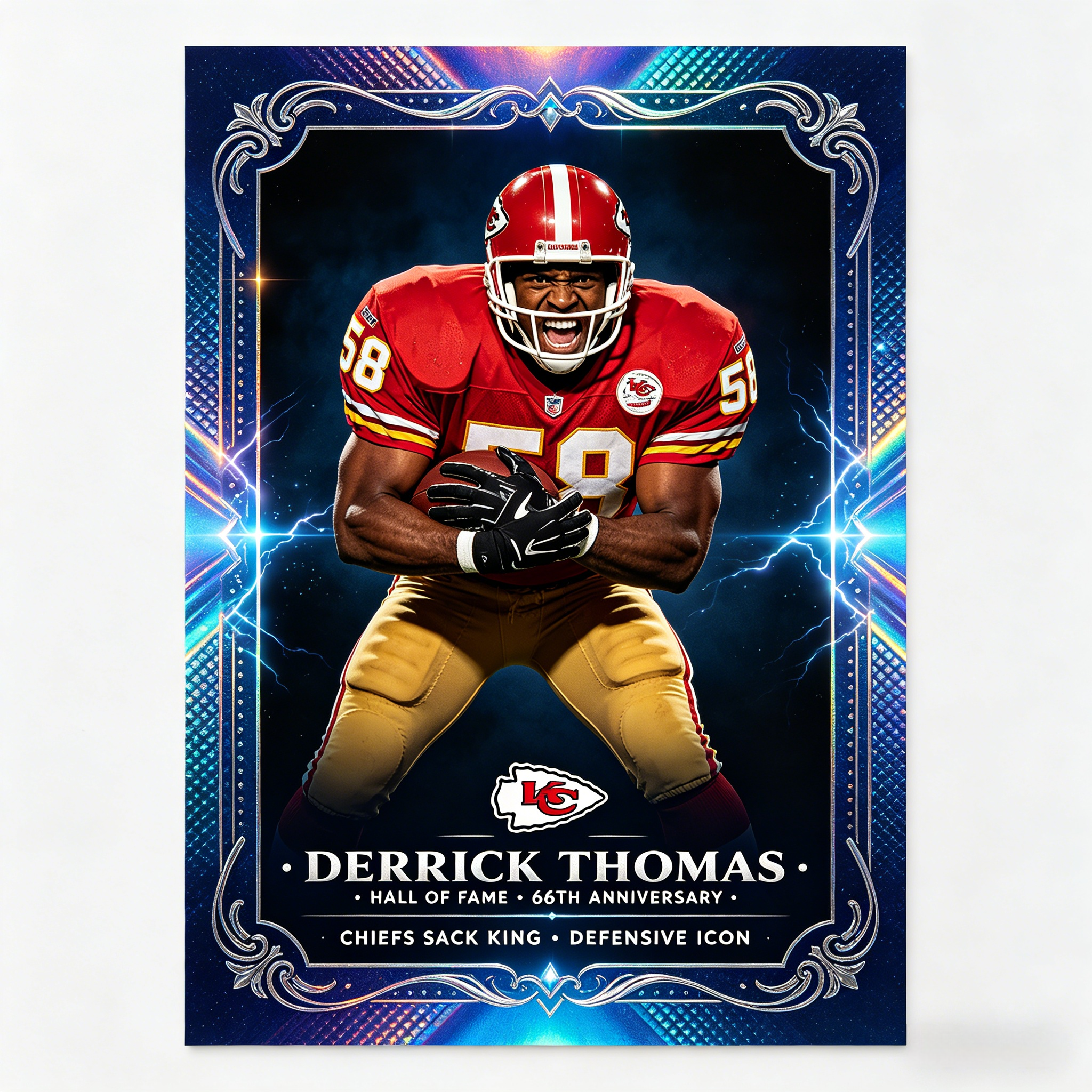 Kansas City Chiefs 66th Anniversary Collector Trading Card Set