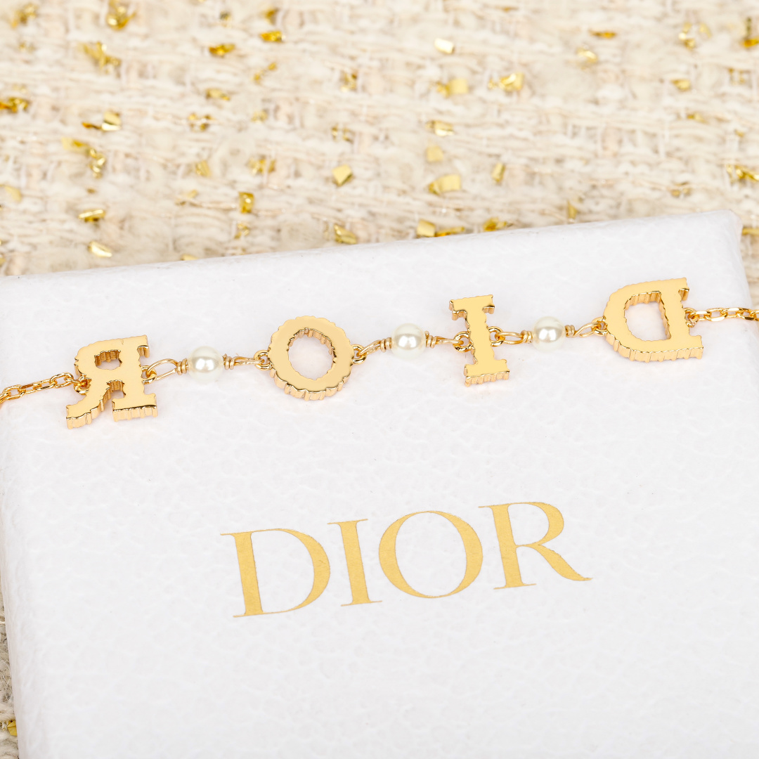 Dior Alphabet Diamond Bracelet