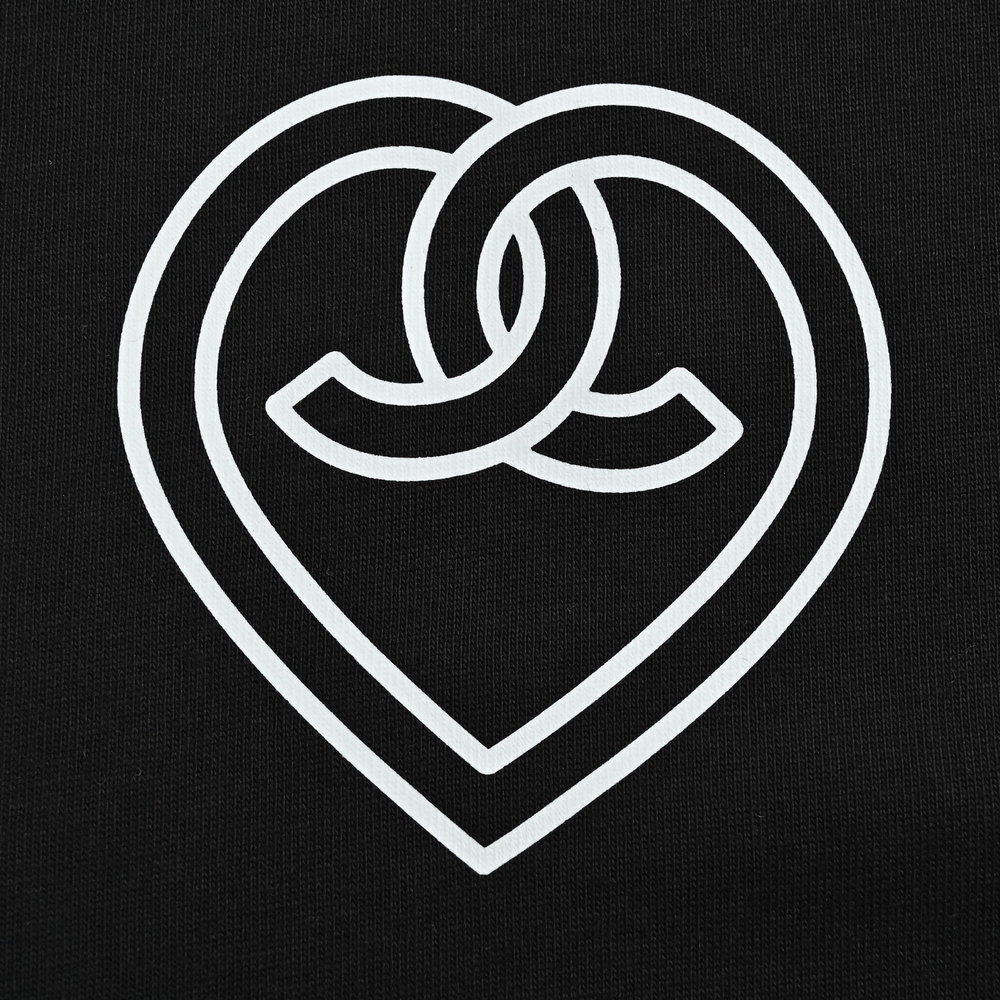 Chanel 24ss heart short sleeve