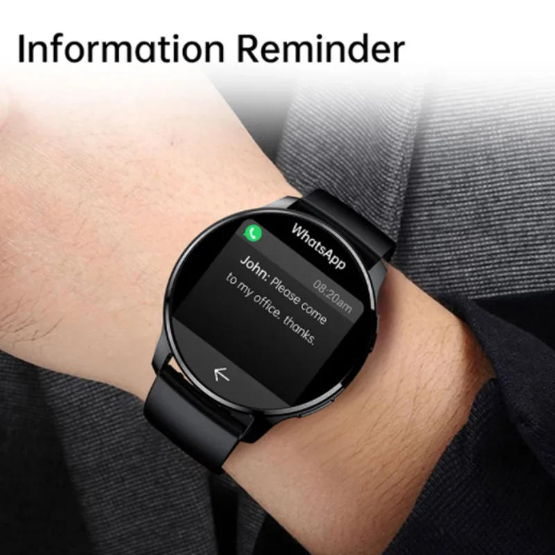 New women's smartwatch 1.32-inch Full screen touch Heart rate Blood oxygen Monitor HD Bluetooth Call Smartwatch for Android IOS