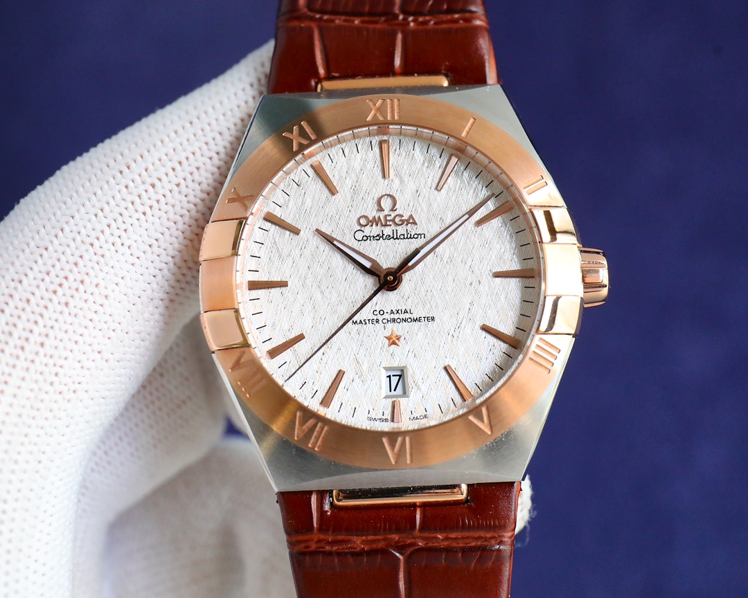 Omega fifth generation constellation series men's watch