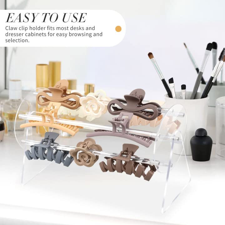 🔥Last Day 50% OFF🔥360-Degree Rotating Claw Clip Holder and Storage
