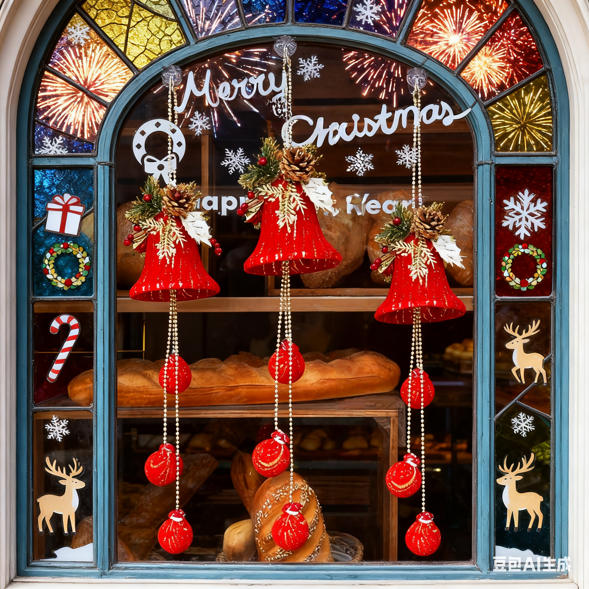 🎄Early Christmas Sale🔥 Christmas Hanging Decoration Red Hanging Bells Balls