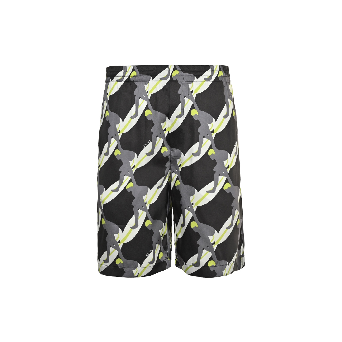 Gucci 25ss surf silk shorts set