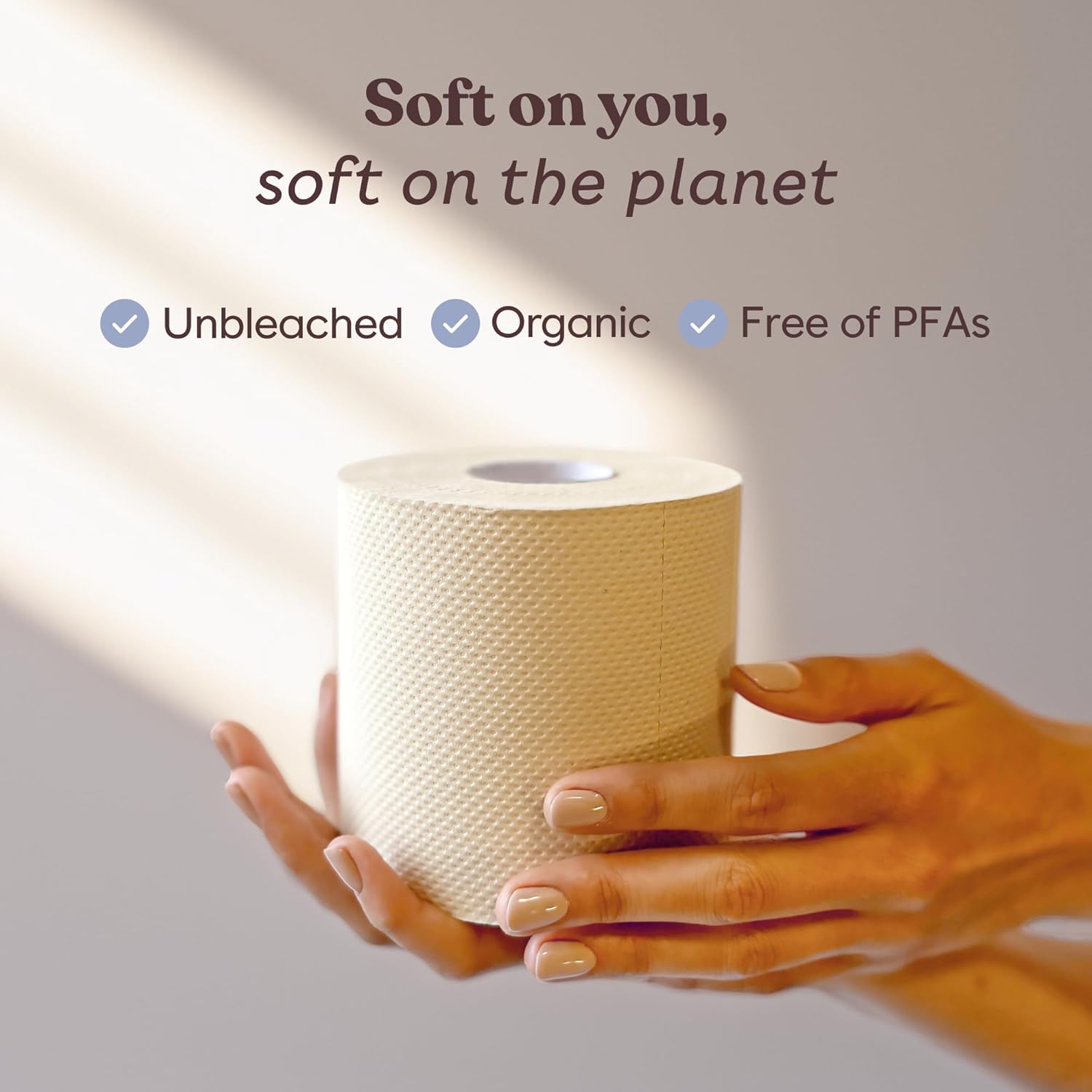 Betterway Bamboo Toilet Paper 3 Ply - Sustainable Toilet Tissue - 12 Double Rolls & 360 Sheets Per Roll - Septic Safe - Organic, Plastic Free - FSC Certified