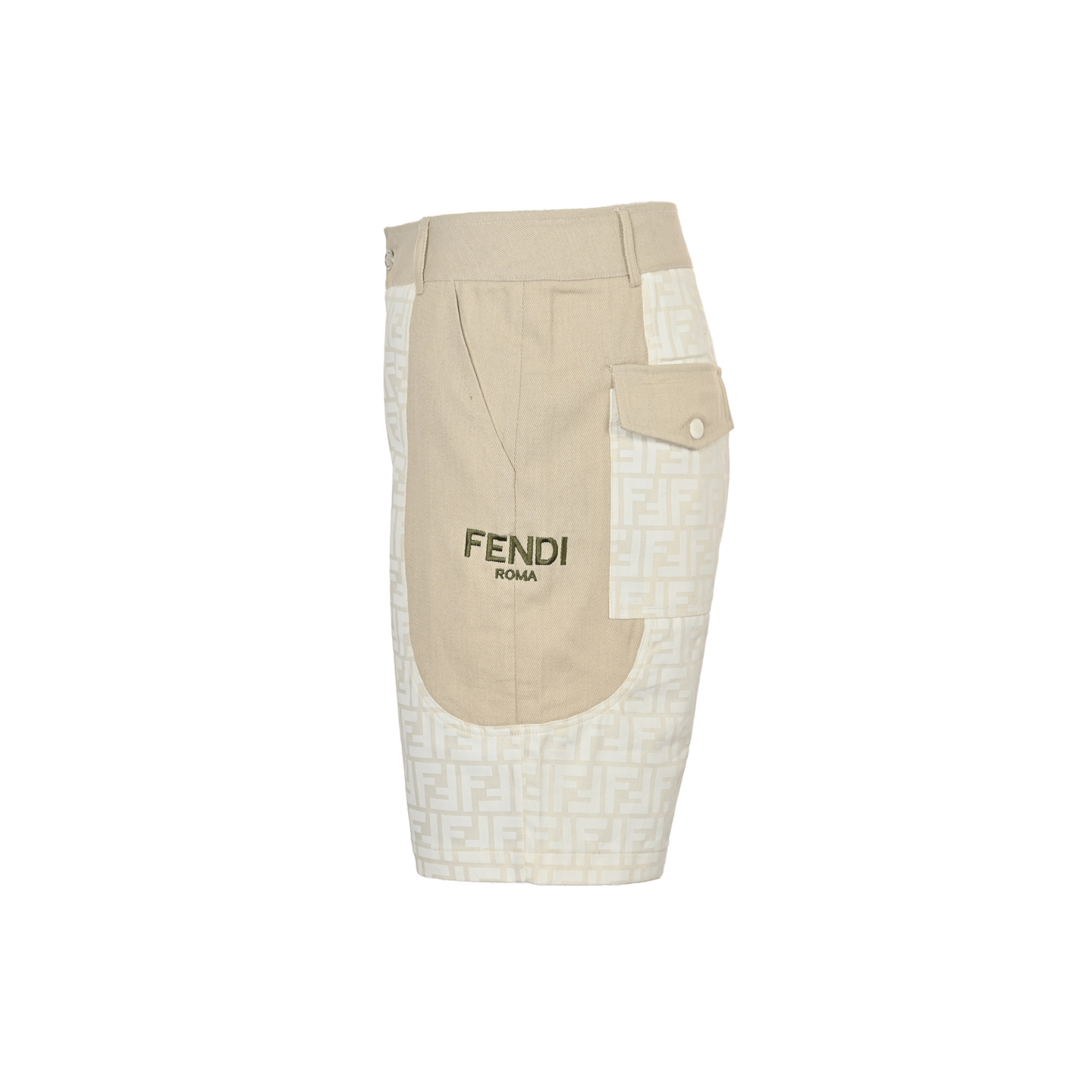 Fendi monogram FF full print shorts
