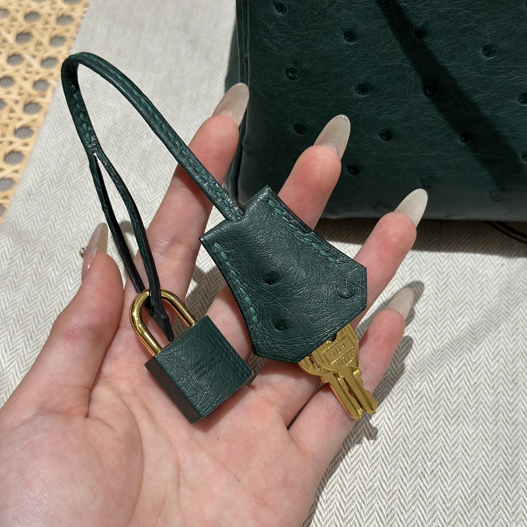 Hermes Birkin z6Malachite Handbag (Handmade to Order)