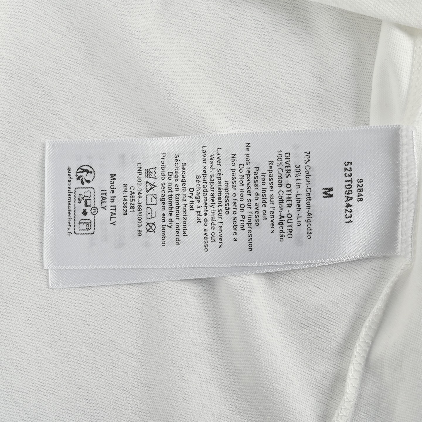Dior 25ss butterfly print reverse short sleeve