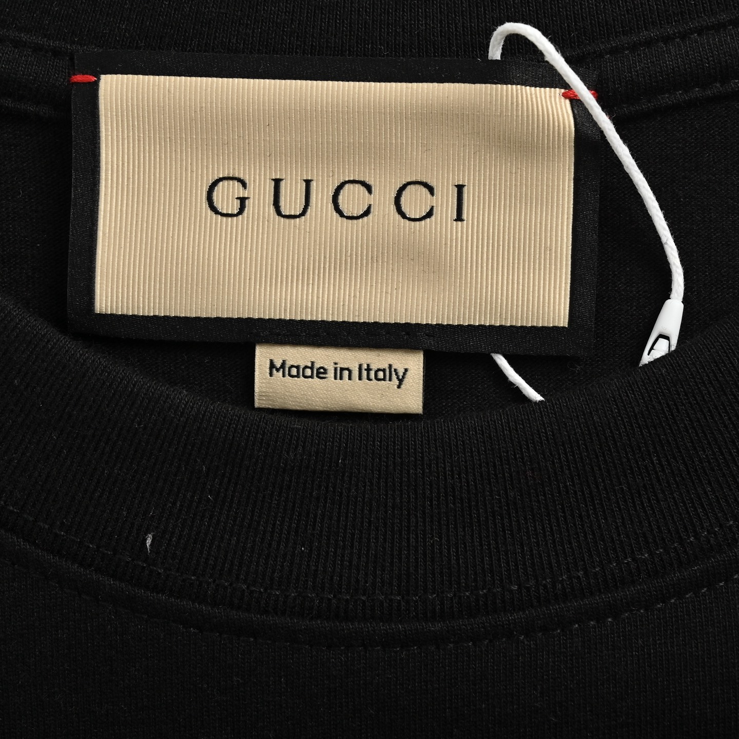 Gucci 25ss colorful letter embroidered short sleeve