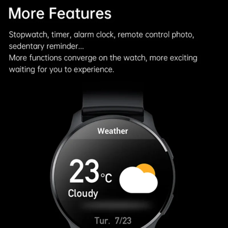 New women's smartwatch 1.32-inch Full screen touch Heart rate Blood oxygen Monitor HD Bluetooth Call Smartwatch for Android IOS