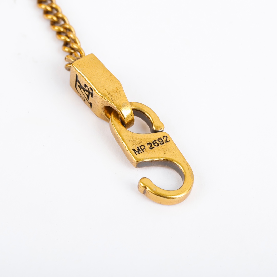 Louis Vuitton Squared Gold Necklace