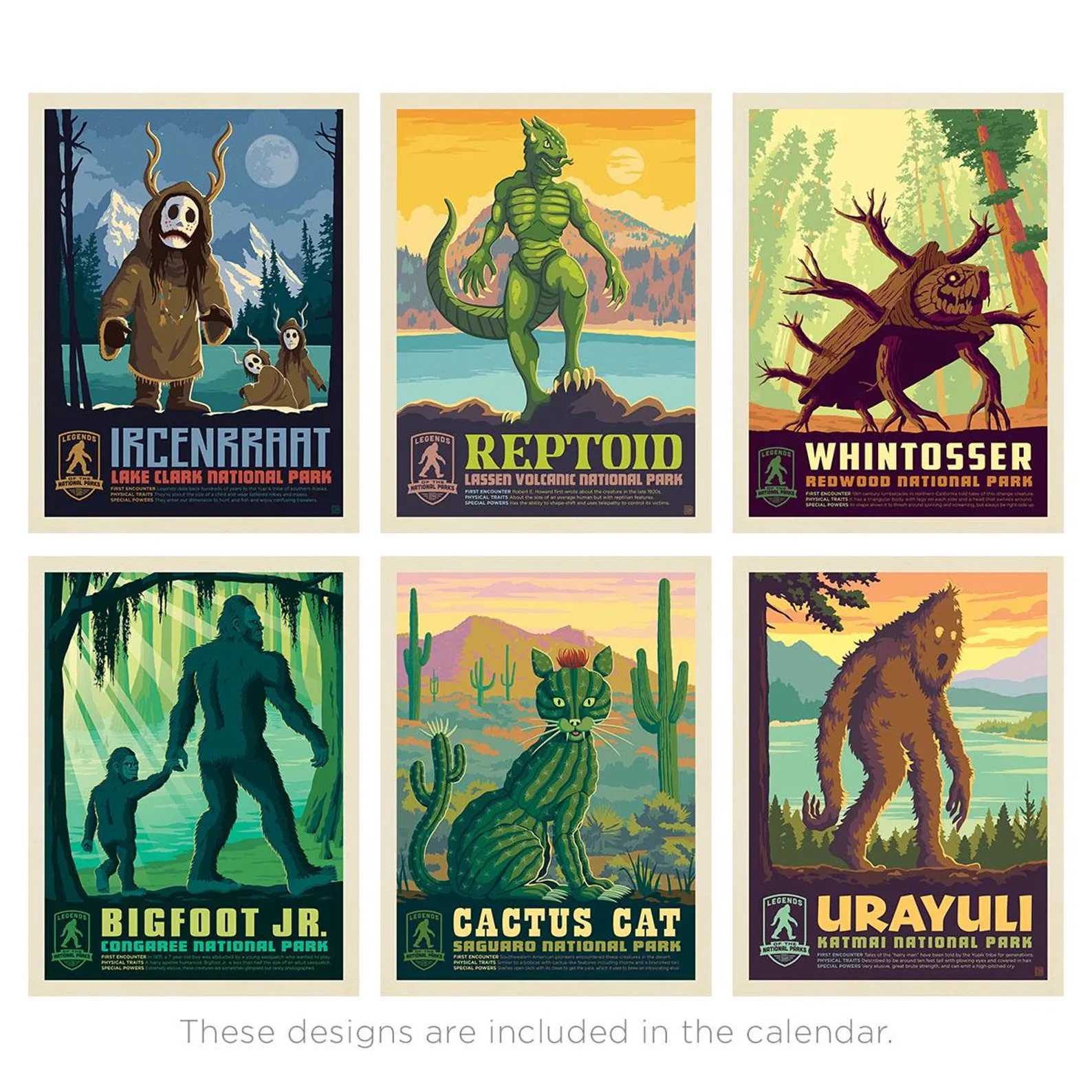 2026 National Parks Wall Calendar