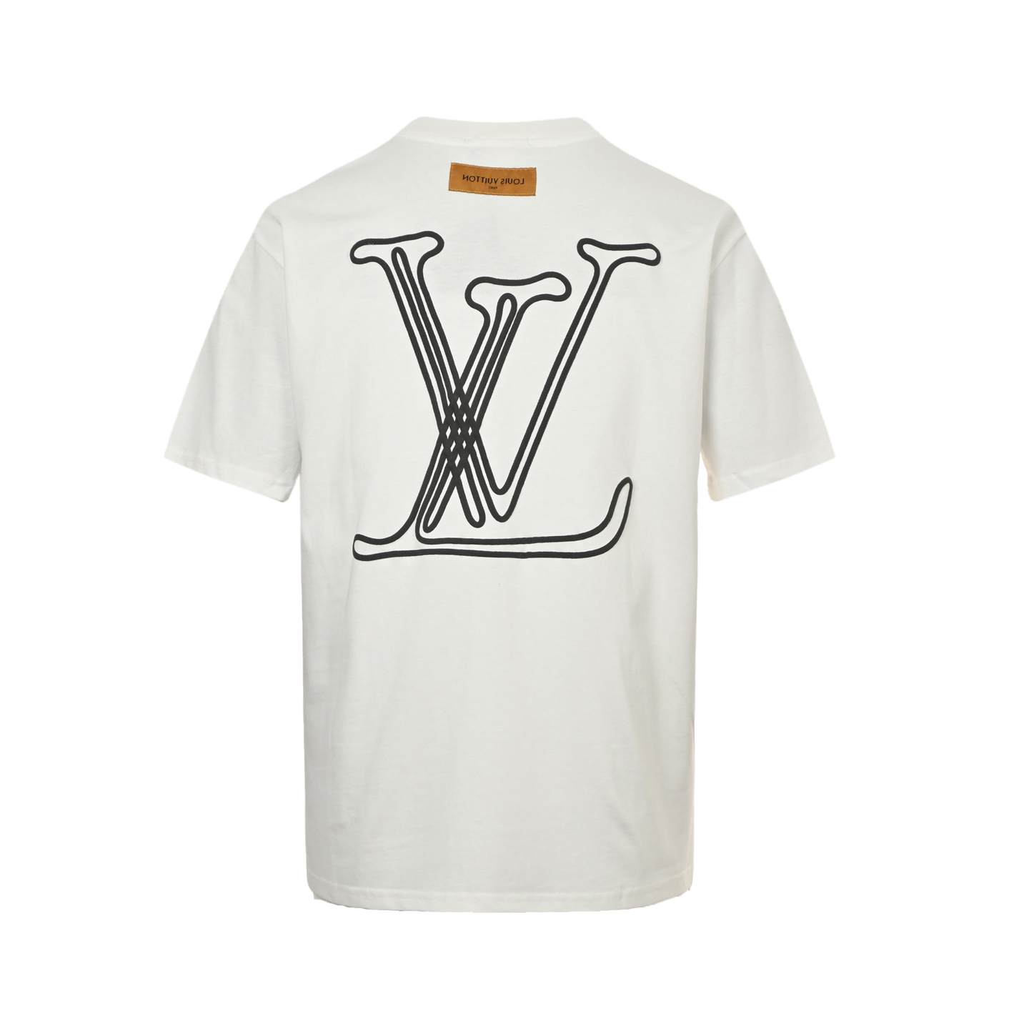 Louis Vuitton 25ss line logo foam print short sleeves