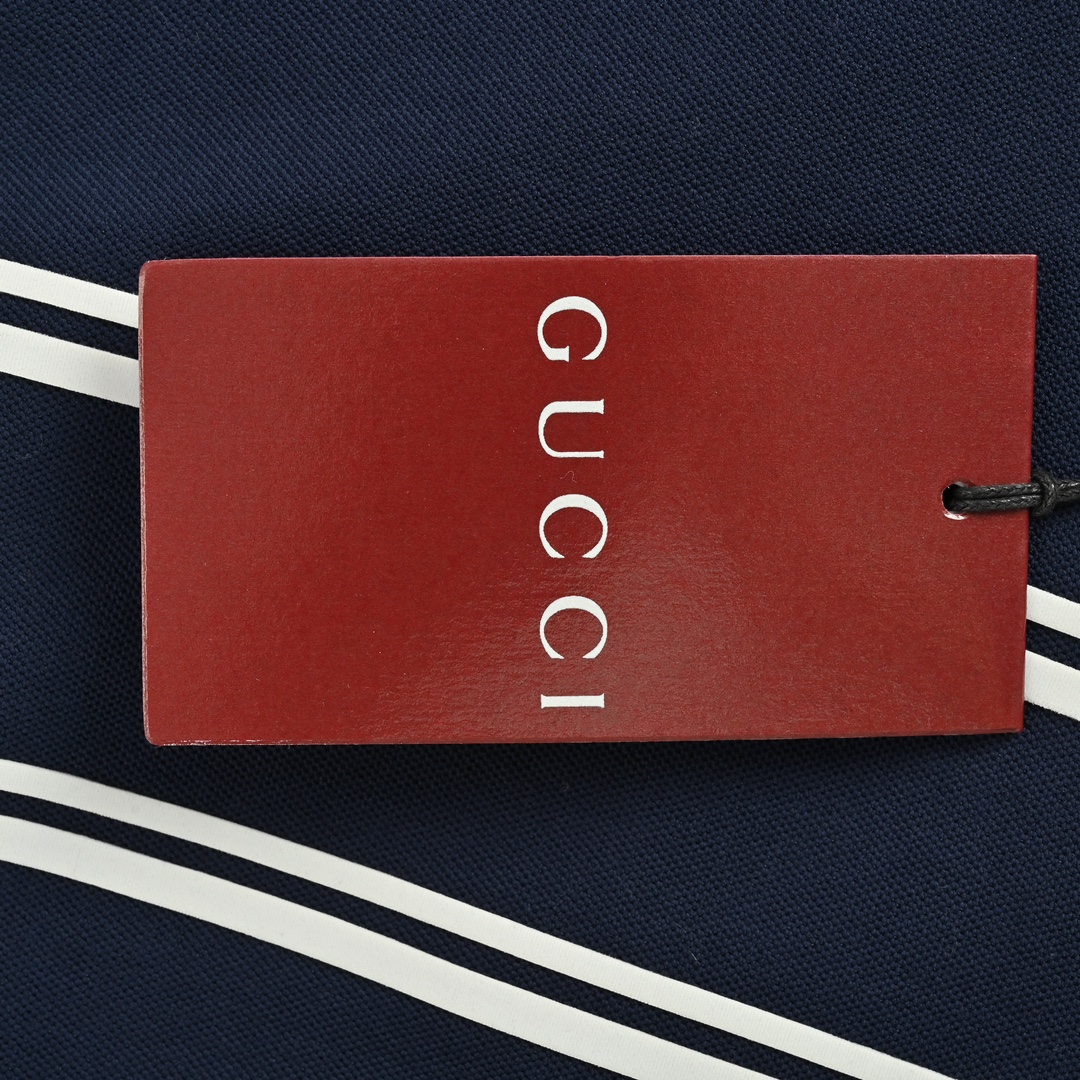 Gucci 24Fw striped lettering laminated zip-up hooded jacket