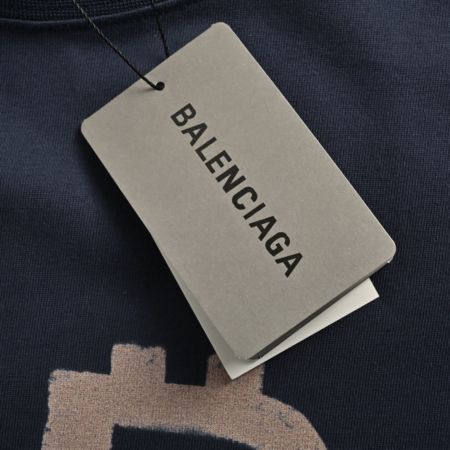 Balenciaga 24ss Double B Bitcoin Printed Short Sleeve