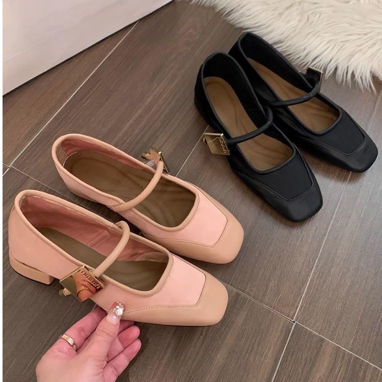 High-Grade Mary Jane Shoes in a French Style for Women