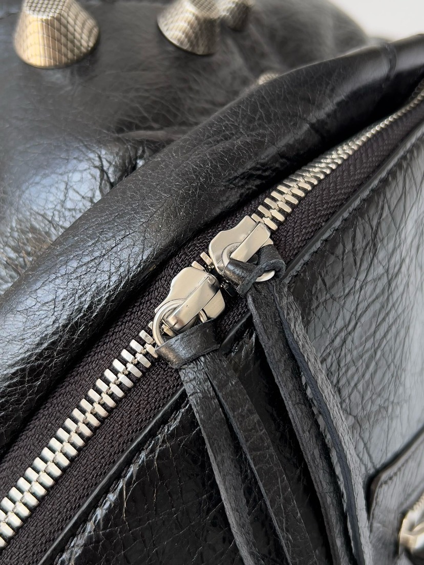 Balenciaga le cagole series rivet backpack