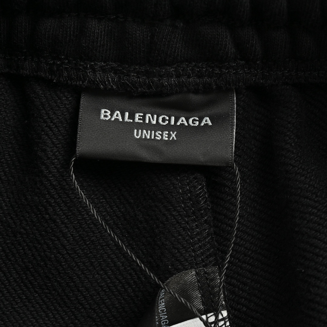 Balenciaga 24ss blurred lettering track pants