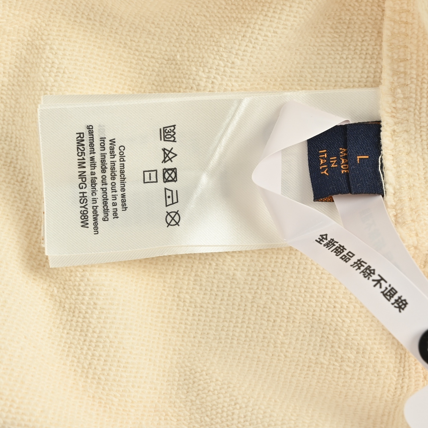Louis Vuitton 25Fw Blue Circle Print Hoodie