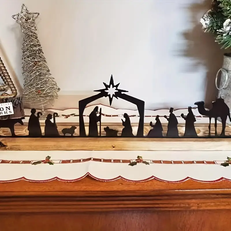 ON SALE🔥Christmas Nativity Advent Candle Holder
