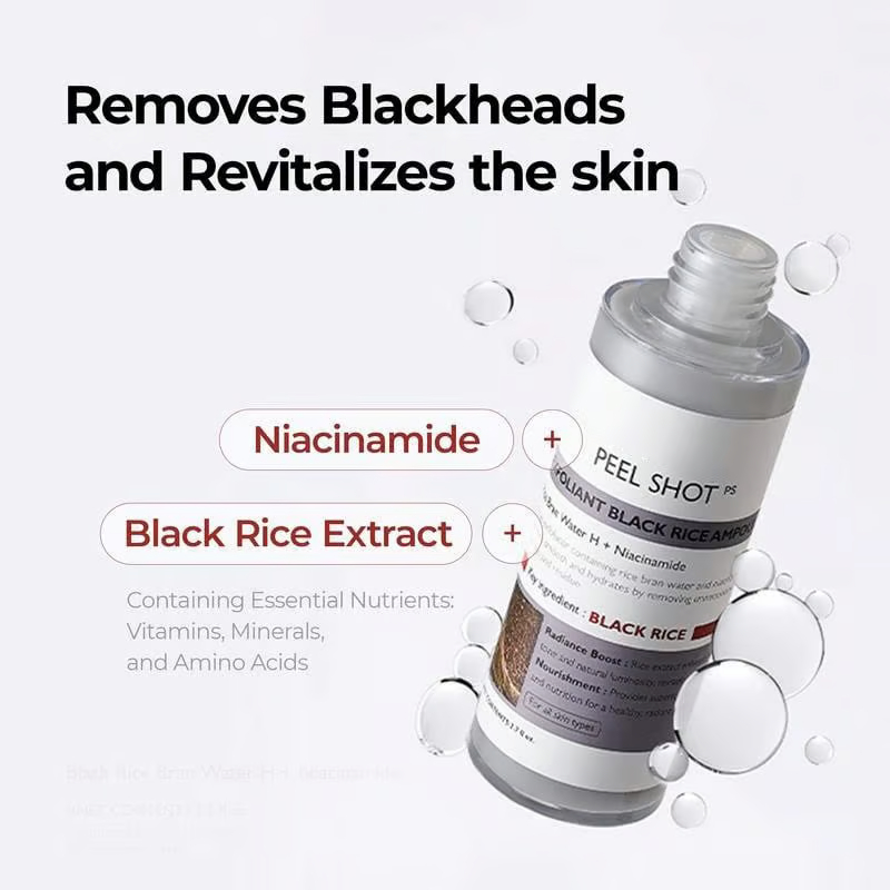 🔥LAST DAY  BUY 1 GET 1 FREE &Peel Shot Glow Rice Ampoule Duo