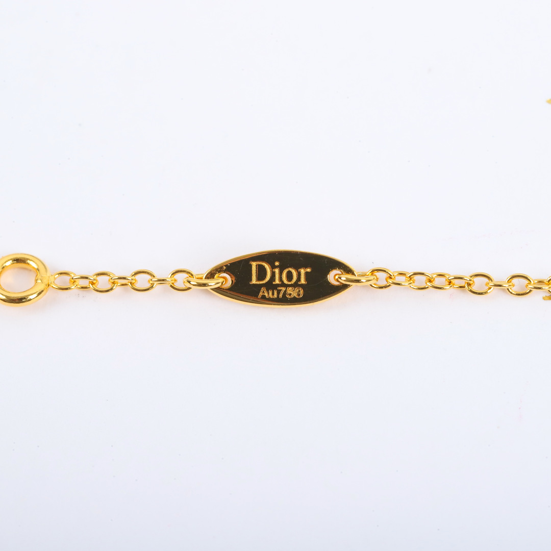Dior compass diamond necklace