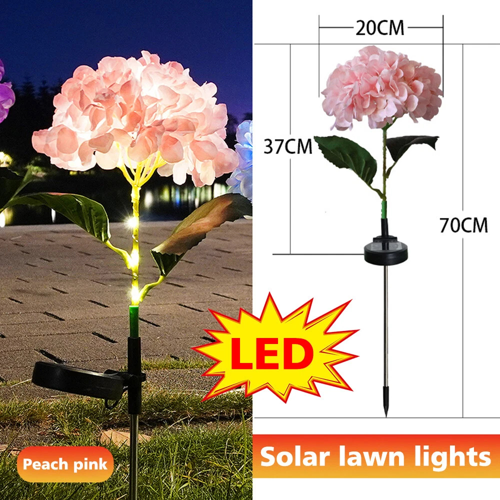 🌸 Solar LED Hydrangea Flower Stake Light 🌸