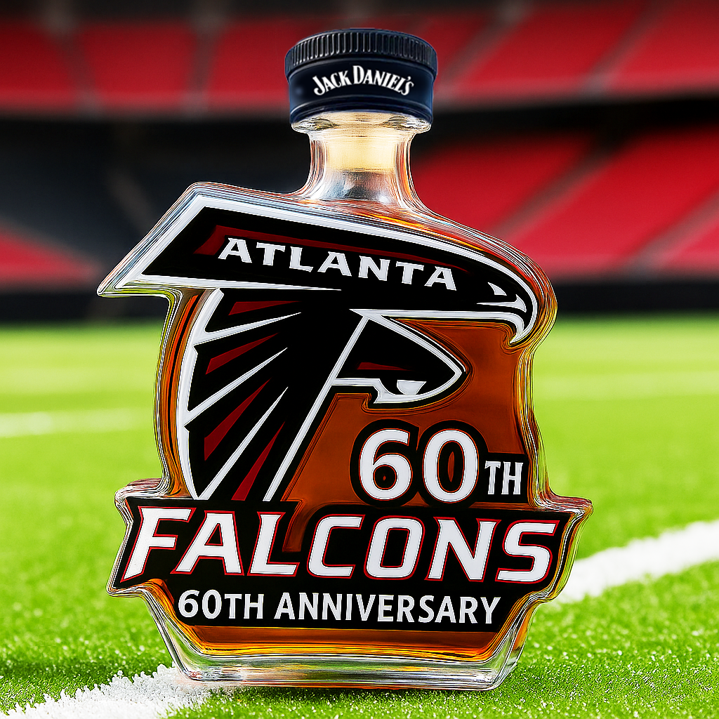 Atlanta Falcons 60th Anniversary Commemorative Decanter