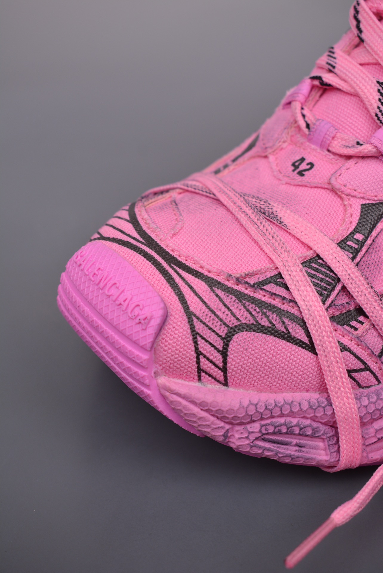 BALENCIAGA 3XL Sneakers Pink Black