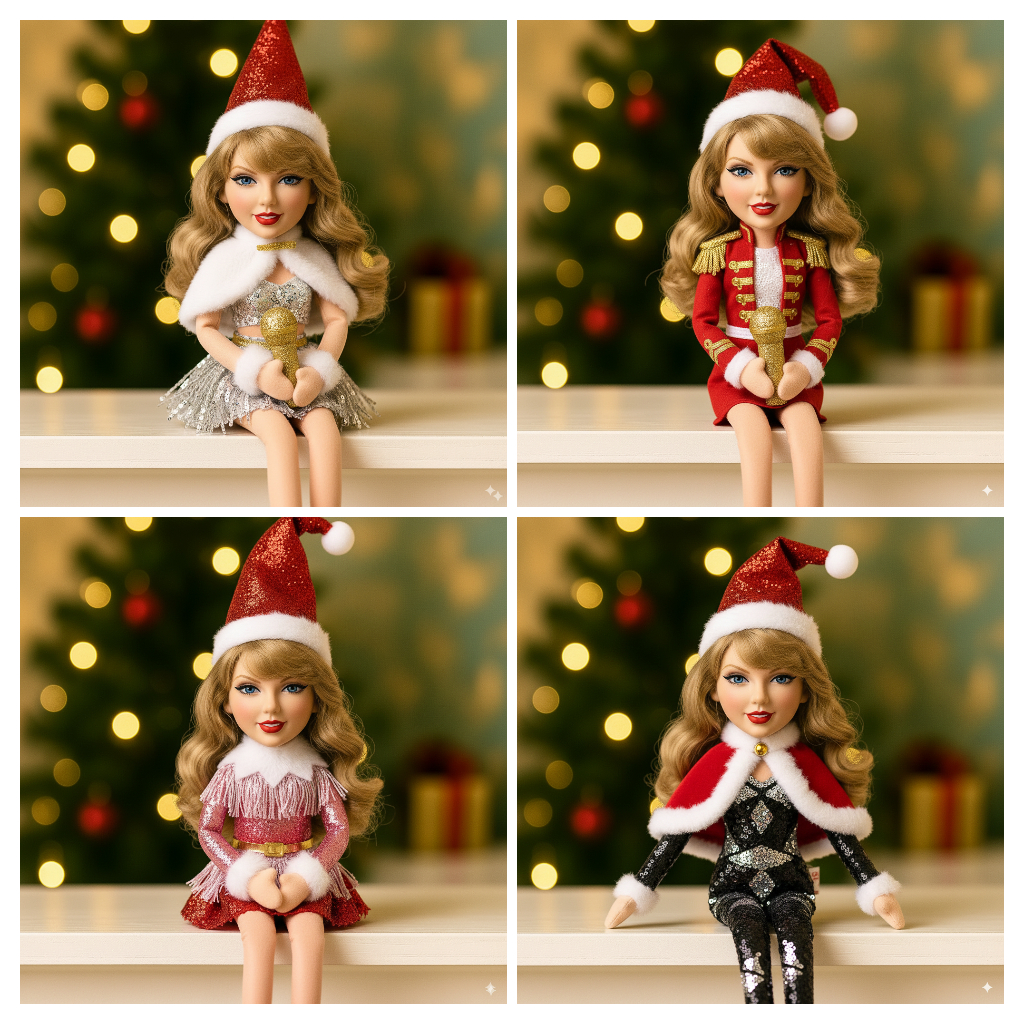 ✨ Taylor Swift Christmas Collector Dolls – Limited Holiday Edition ✨