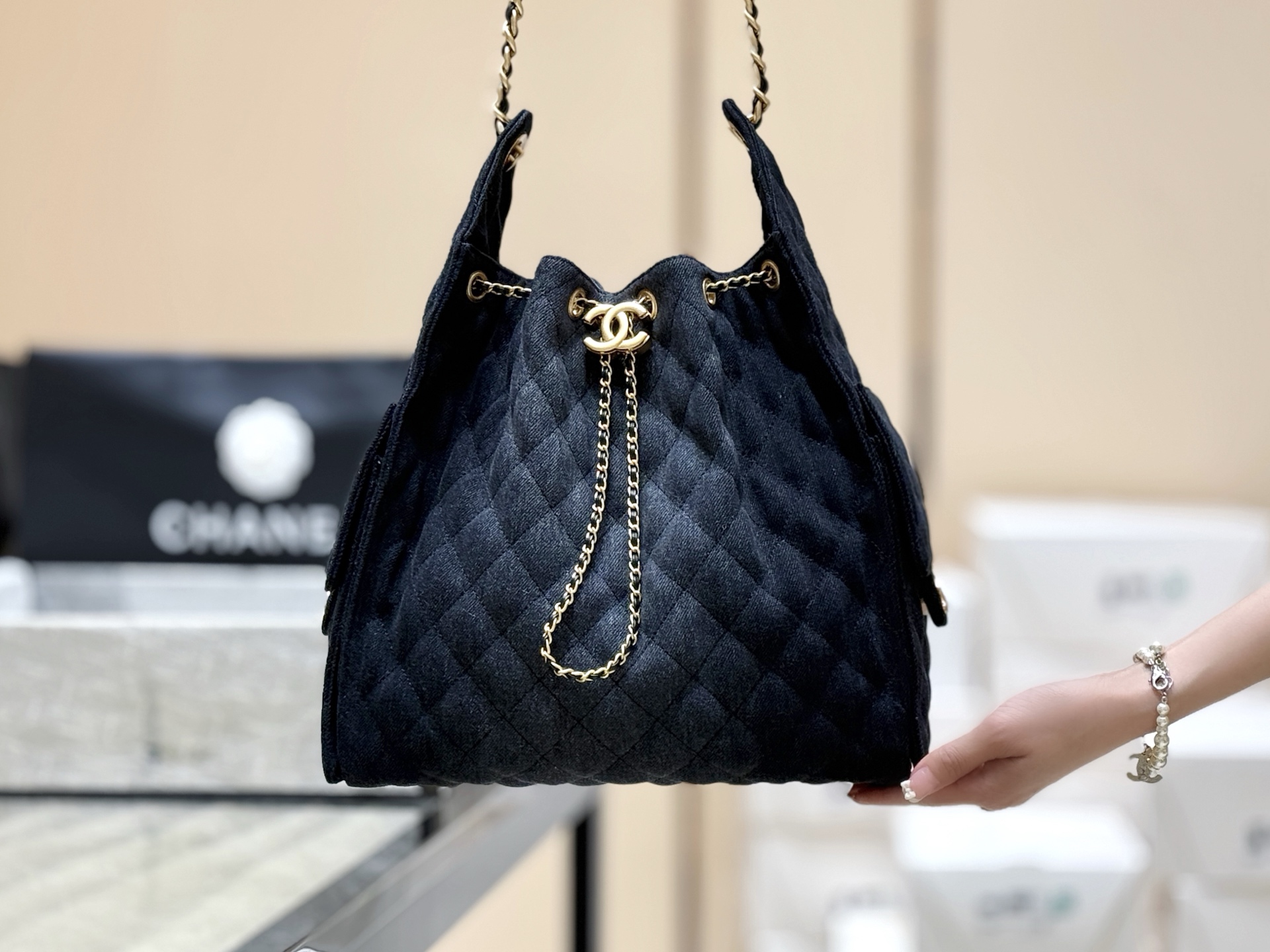 Chanel 25S Spring/Summer Collection Large Denim Handbag AS5311 00158