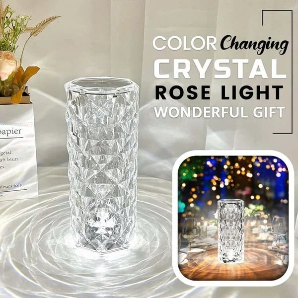 🎁 Summer Hot Sale- 49% OFF🎁Touching Control Rose Crystal Lamp - Buy 2 Free Shipping