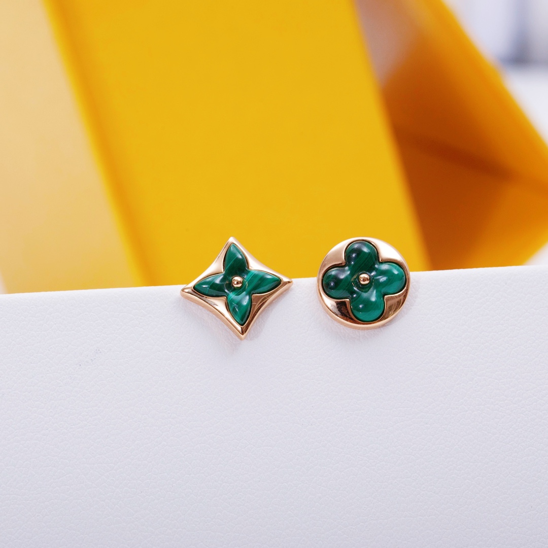Louis Vuitton Presbyopia AB Mother-of-Pearl Earrings