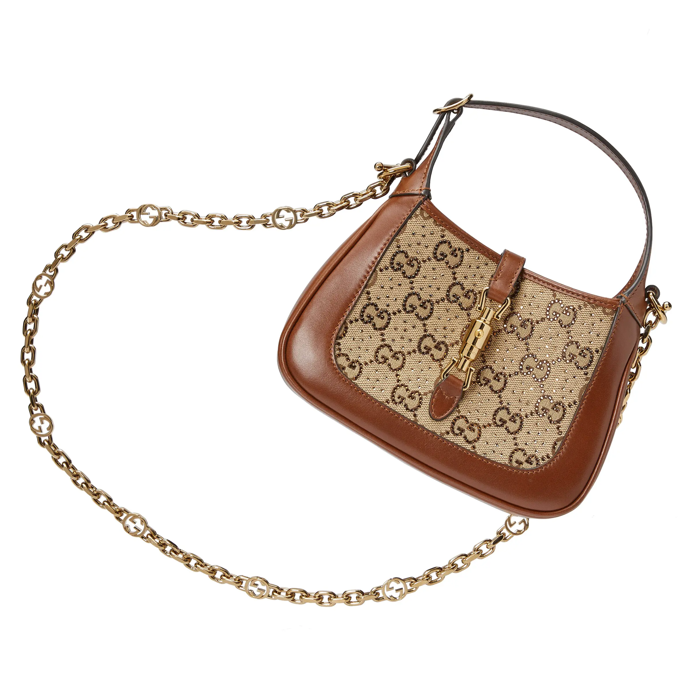 Gucci Jackie 1961 series crystal mini handbag