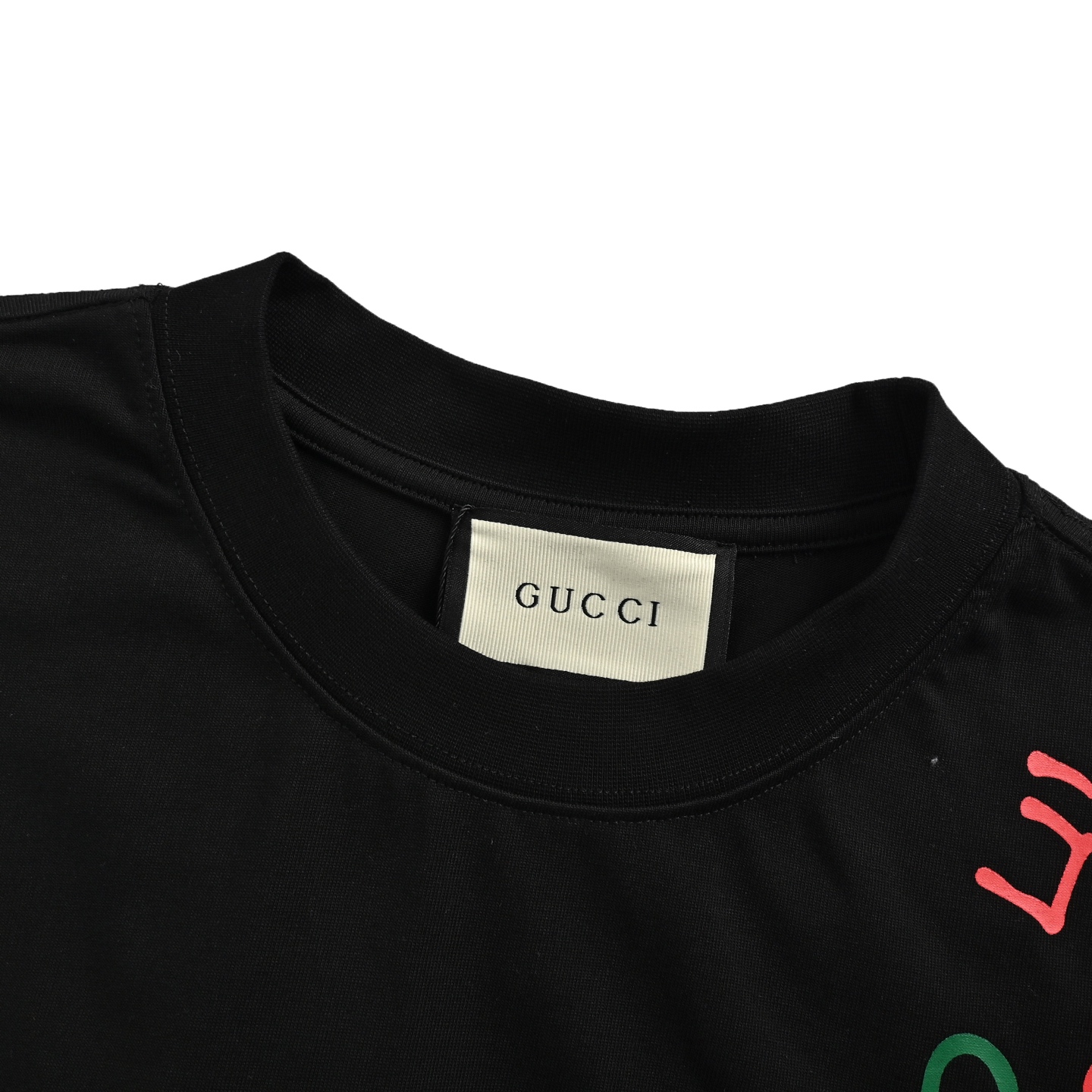 Gucci 25ss embroidered tassel short sleeve