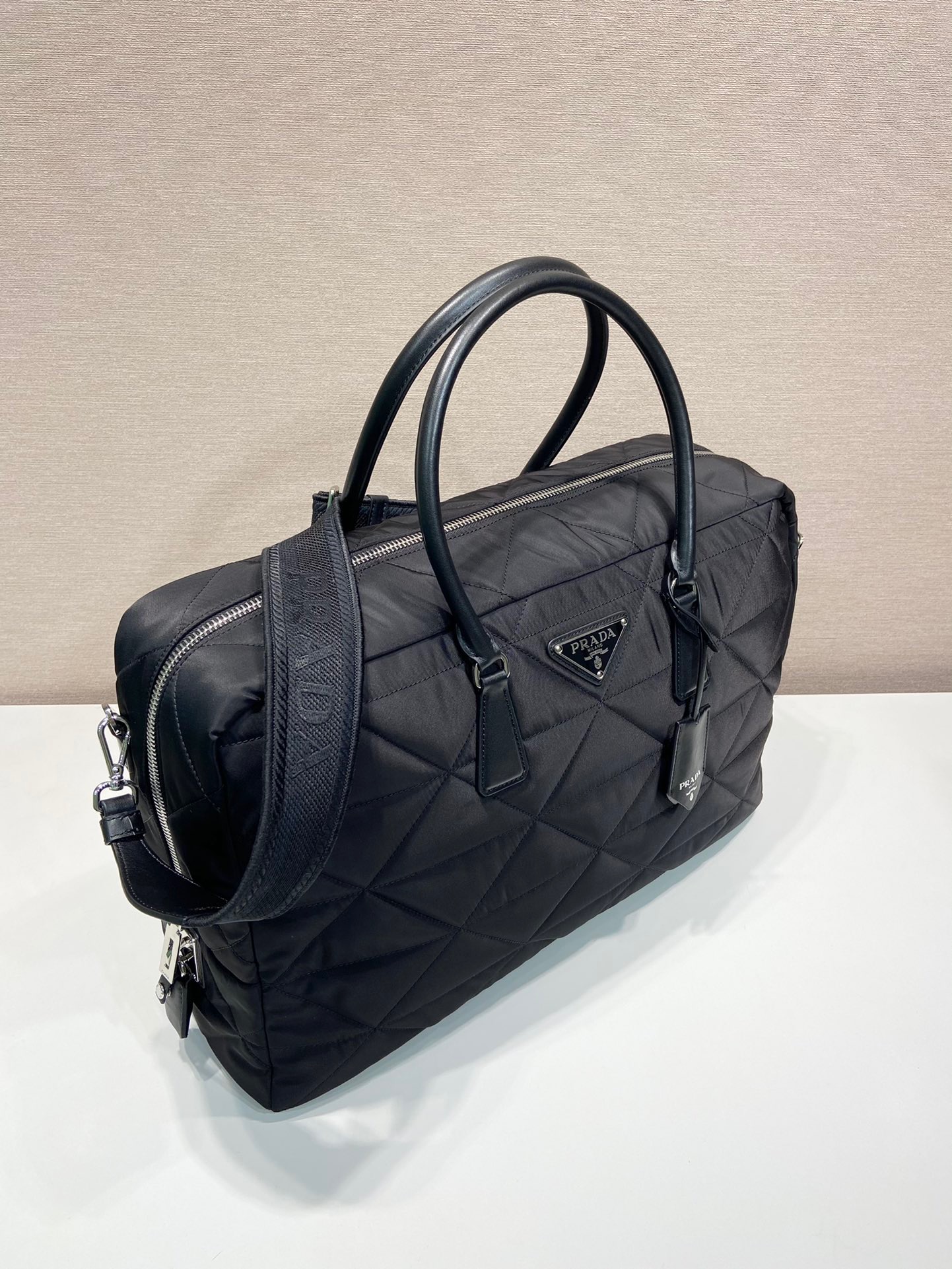 Prada New Plaid Travel Bag 2VA009