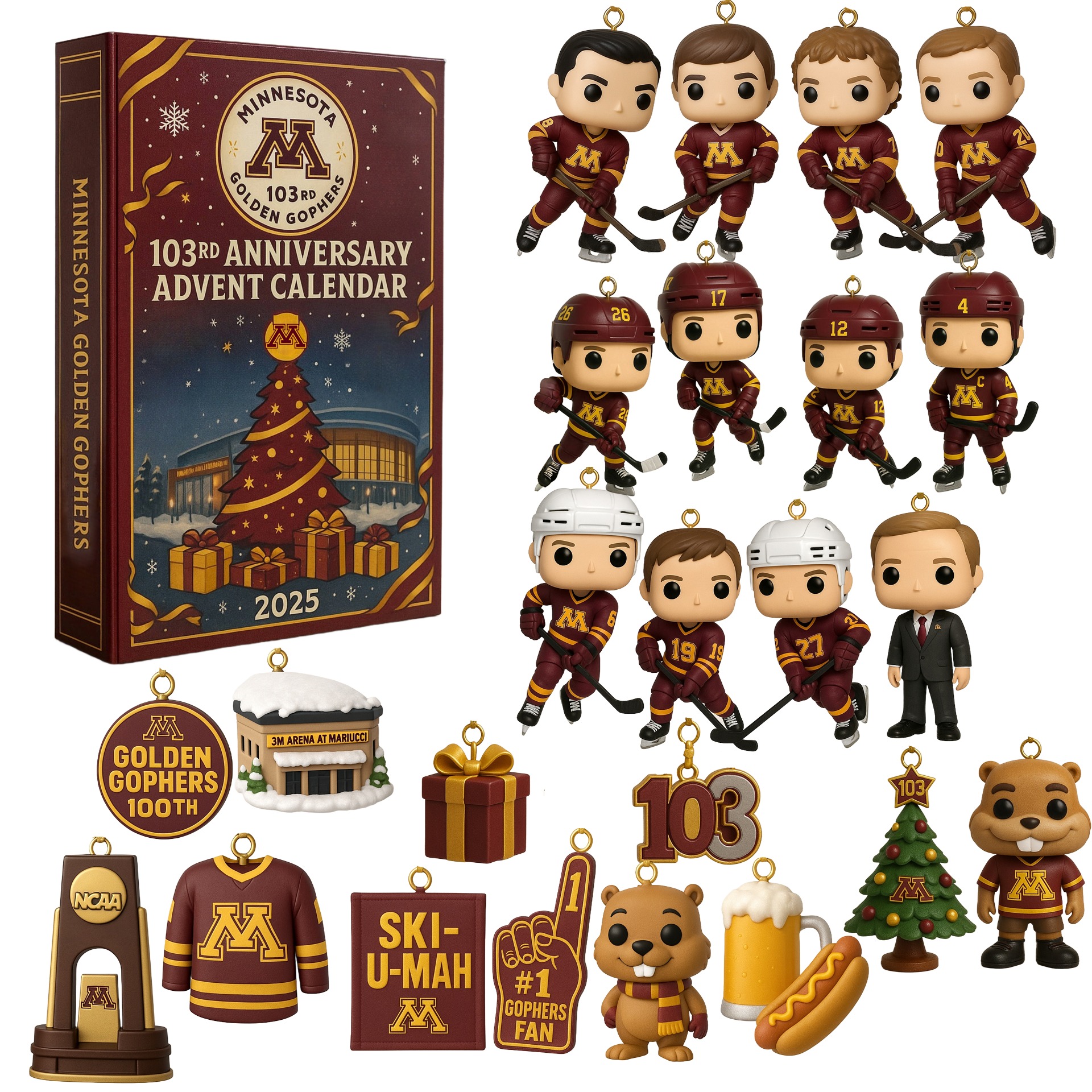 Minnesota Golden Gophers 103rd Anniversary Advent Calendar