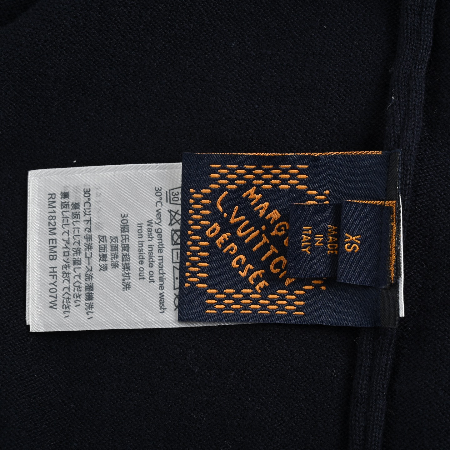 Louis Vuitton 25ss floral jacquard logo knitted short sleeve